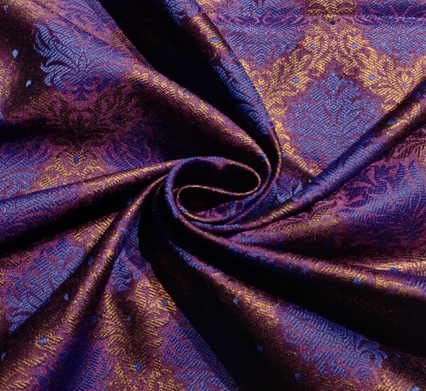 Plain Iridescent Brocade
